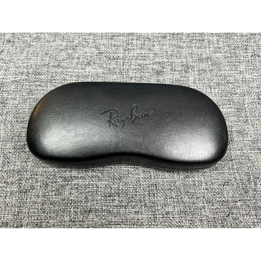 Ray-Ban Black Hard Shell Sunglasses Case with Microfiber Cleaning Cloth Logo